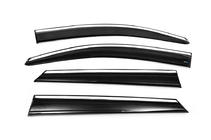 Hyundai Tucson TL 2016–2021 Ikkunatuuliohjaimet kromilistalla (4 kpl, Sunplex Chrome) kuva 5