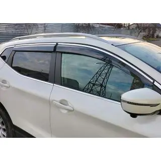 Ikkunatuuliohjaimet kromilistalla (4 kpl, Sunplex Chrome) kuva 2