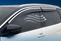 Peugeot 3008 2016–2023 Ikkunatuuliohjaimet kromilistalla (4 kpl, Sunplex Chrome) kuva 1