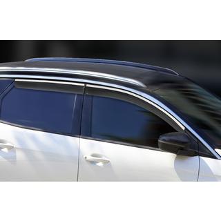 Ikkunatuuliohjaimet kromilistalla (4 kpl, Sunplex Chrome) Peugeot 3008 2016–2023 kuva 2