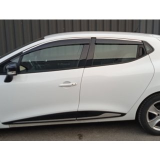 Ikkunatuuliohjaimet kromilistalla (4 kpl, Sunplex Chrome) Renault Clio V 2019– kuva 2