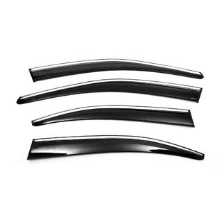 Tuulisuojat kromilistalla Liftback (4 kpl, Sunplex Chrome) kuva 1