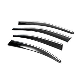 Tuulisuojat kromilistalla Liftback (4 kpl, Sunplex Chrome) kuva 2