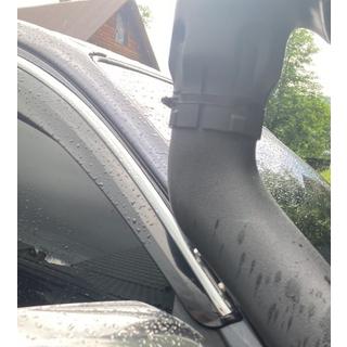 Ikkunatuuliohjaimet kromilistalla (4 kpl, Sunplex Chrome) Toyota Hilux 2006–2015 kuva 4