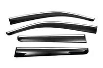 Volkswagen Amarok 2010–2022 Ikkunatuuliohjaimet kromilistalla (4 kpl, Sunplex Chrome) kuva 1