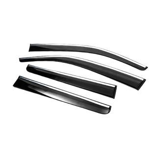 Ikkunatuuliohjaimet kromilistalla (4 kpl, Sunplex Chrome) Volkswagen Amarok 2010–2022 kuva 2