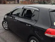 Volkswagen Golf 5 2003–2009 Ikkunatuuliohjaimet kromilistalla (4 kpl, Sunplex Chrome) kuva 7