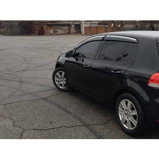 Ikkunatuuliohjaimet kromilistalla (4 kpl, Sunplex Chrome) Volkswagen Golf 5 2003–2009 kuva 4