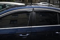 Volkswagen Passat B6 2006–2012 Ikkunatuuliohjaimet kromilistalla (4 kpl, Sunplex Chrome) kuva 5