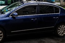 Volkswagen Passat B6 2006–2012 Ikkunatuuliohjaimet kromilistalla (4 kpl, Sunplex Chrome) kuva 6