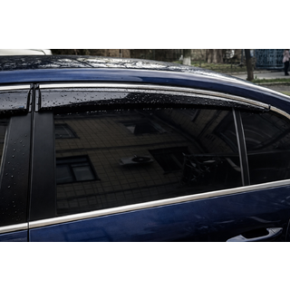 Ikkunatuuliohjaimet kromilistalla (4 kpl, Sunplex Chrome) Volkswagen Passat B6 2006–2012 kuva 2