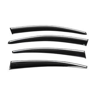 Ikkunatuuliohjaimet kromilistalla (4 kpl, Sunplex Chrome) Volkswagen Passat B6 2006–2012 kuva 4