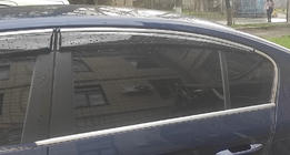 Volkswagen Passat B7 2012–2015 Sivulasien tuuliohjaimet kromilistalla SD (4 kpl, EU, Sunplex Chrome) kuva 3