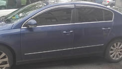 Volkswagen Passat B7 2012–2015 Sivulasien tuuliohjaimet kromilistalla SD (4 kpl, EU, Sunplex Chrome) kuva 5