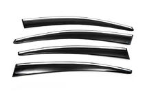 Volkswagen Passat B7 2012–2015 Sivulasien tuuliohjaimet kromilistalla SD (4 kpl, EU, Sunplex Chrome) kuva 6