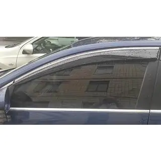 Sivulasien tuuliohjaimet kromilistalla SD (4 kpl, EU, Sunplex Chrome) kuva 2