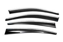 Volkswagen Passat B8 2015–2023 Sivulasi tuulenohjaimet kromilistalla SD (4 kpl, Sunplex Chrome) kuva 5