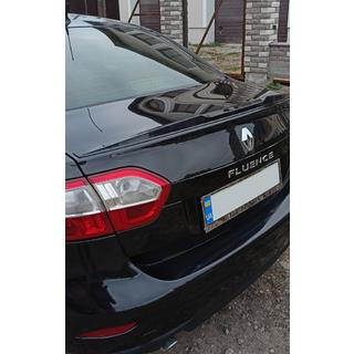 LIP-spoileri (Sunplex, musta) (125,4 cm x 7,2 cm) Renault Fluence 2009–2016 kuva 4