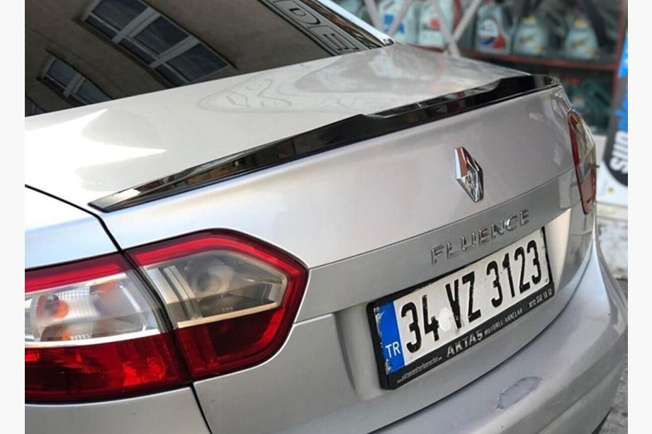 Renault Fluence 2009–2016 LIP-spoileri (Sunplex, musta) (125,4 cm x 7,2 cm) Kuva 6