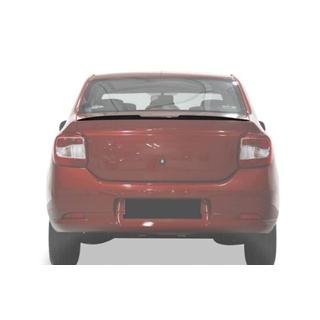 Lip-spoileri (Sunplex, musta) (118,5 cm x 5,5 cm) Renault Logan II 2013–2022 kuva 3