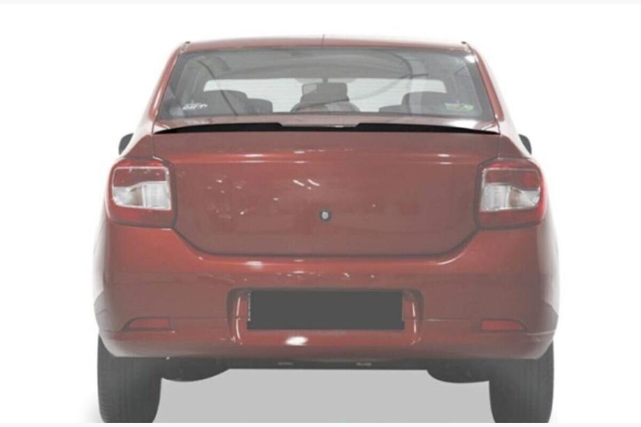 Renault Logan II 2013–2022 Lip-spoileri (Sunplex, musta) (118,5 cm x 5,5 cm) Kuva 3