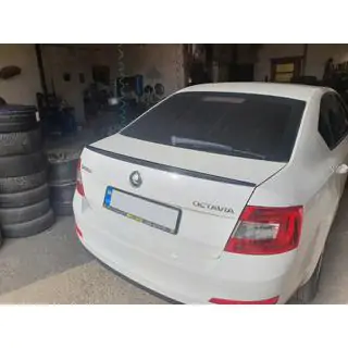 LIP-spoileri (Sunplex, musta) (115,4 cm x 6 cm) Skoda Octavia III A7 2013–2019 kuva 4