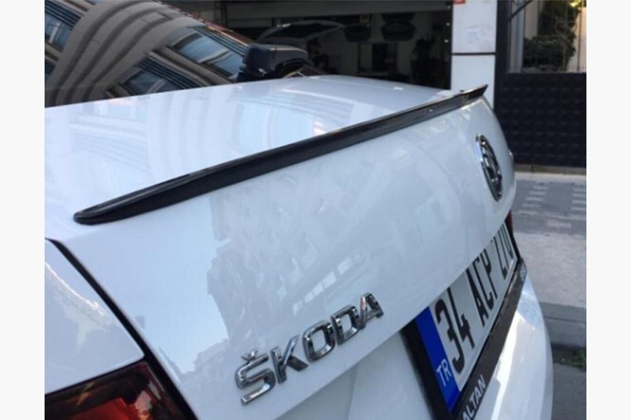 Skoda Octavia III A7 2013–2019 LIP-spoileri (Sunplex, musta) (115,4 cm x 6 cm) Image