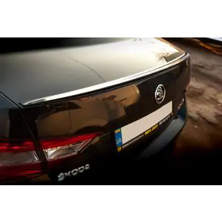 LIP-spoileri (Sunplex, musta) (119,2 cm x 7,3 cm) Skoda Superb 2015–2024 kuva 2