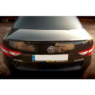 LIP-spoileri (Sunplex, musta) (119,2 cm x 7,3 cm) Skoda Superb 2015–2024 kuva 3