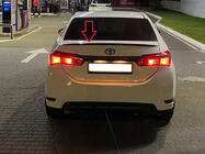 Toyota Corolla 2013–2019 LIP-spoileri (Sunplex, musta) (118 cm * 6,4 cm) kuva 3