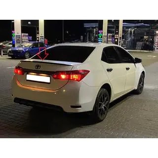 LIP-spoileri (Sunplex, musta) (118 cm * 6,4 cm) Toyota Corolla 2013–2019 kuva 4