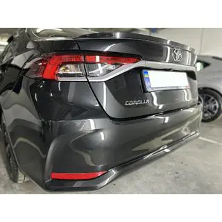 LIP-spoilerinlippa (Sunplex, musta) (117,9 cm * 5,5 cm) Toyota Corolla 2019– kuva 1