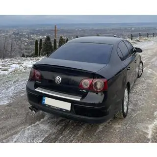 LIP-spoileri (Sunplex, musta) (115,8 cm x 6,3 cm) Volkswagen Passat B6 2006–2012 kuva 1