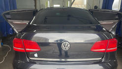 Volkswagen Passat B7 2012–2015 Lip-spoileri (Sunplex, musta, EU-malleihin) (115,8 cm x 6,3 cm) kuva 6