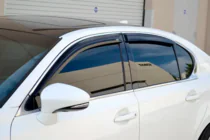 Lexus GS 2011–2020 Tuuliohjaimet kromilistalla (4 kpl, HIC) kuva 1