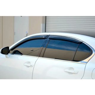 Tuuliohjaimet kromilistalla (4 kpl, HIC) Lexus GS 2011–2020 kuva 2