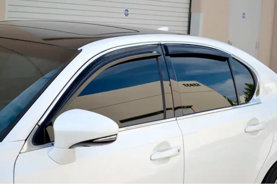 Lexus GS 2011–2020 Tuuliohjaimet kromilistalla (4 kpl, HIC) Image