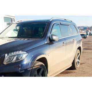 Tuuliohjaimet kromilistalla (4 kpl, HIC) Mercedes GLE W167 2018– kuva 1