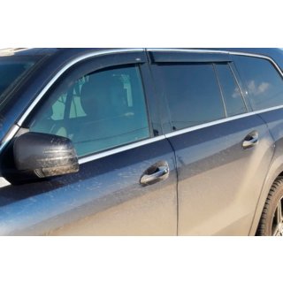 Tuuliohjaimet kromilistalla (4 kpl, HIC) Mercedes GLE W167 2018– kuva 2