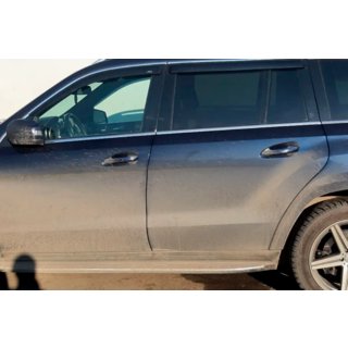 Tuuliohjaimet kromilistalla (4 kpl, HIC) Mercedes GLE W167 2018– kuva 4