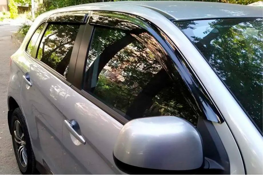 Mitsubishi ASX 2010–2023 Ikkunadeflektorit (4 kpl, HIC) Image