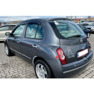 Ikkunadeflektorit (4 kpl, HIC) Nissan Micra K12 2003–2010 kuva 4