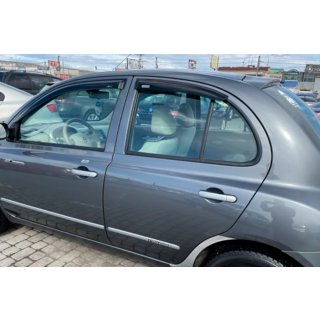 Ikkunadeflektorit (4 kpl, HIC) Nissan Micra K12 2003–2010 kuva 2