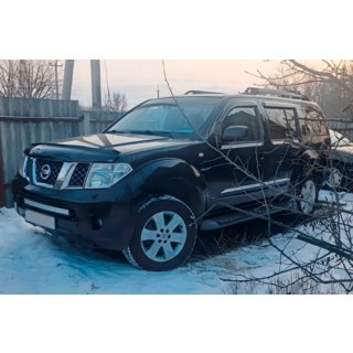 Ikkunadeflektorit (4 kpl, HIC) Nissan Pathfinder R51 2005–2014 kuva 3