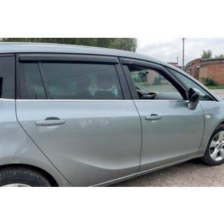 Ikkunadeflektorit (4 kpl, HIC) Opel Zafira C Tourer 2011–2019 kuva 3