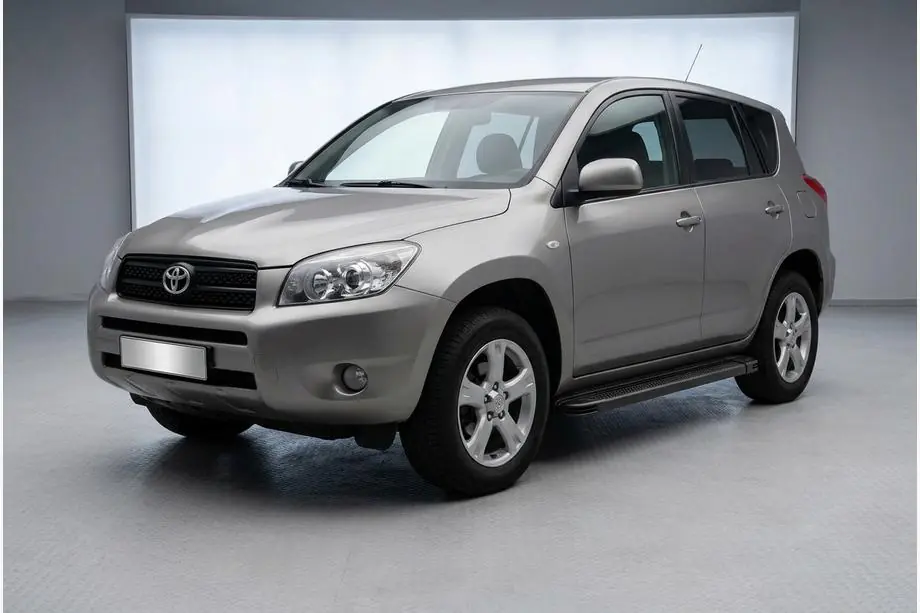 Toyota Rav 4 2006–2013 Maya V2 Black sivuastinlaudat (2 kpl, alumiini) Image
