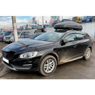 Tuuliohjaimet kromilistalla (4 kpl, HIC) Volvo V60 2011–2018 kuva 1