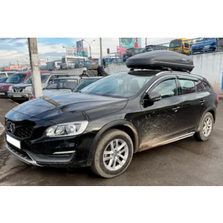 Tuuliohjaimet kromilistalla (4 kpl, HIC) Volvo V60 2011–2018 kuva 1