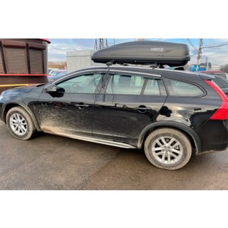 Tuuliohjaimet kromilistalla (4 kpl, HIC) Volvo V60 2011–2018 kuva 3
