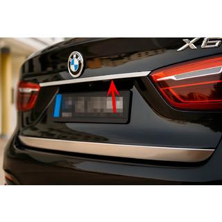 Kromilista rekisterikilven yläpuolelle BMW X6 F16 2014–2019 kuva 1